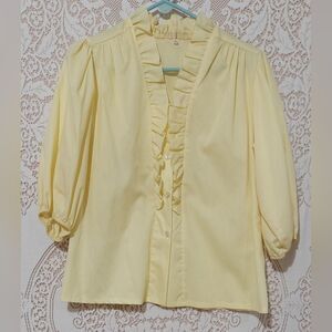 Carefree Fashion Blouse size Large inv 105